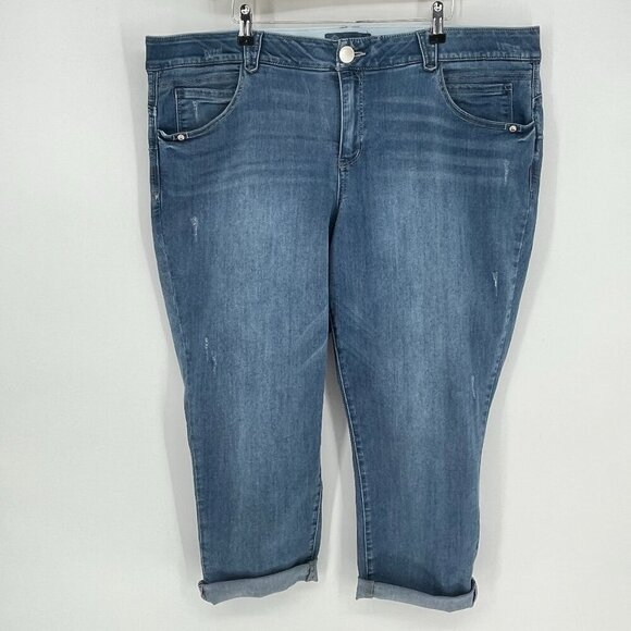 Democracy Ab Solution Jeans 22W Plus Size Stretch Slimming Comfort Denim - Picture 4 of 10